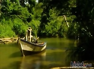 Partouzée dans la nature