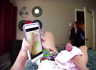 Masturbation busted