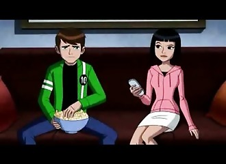 Ejac faciale en plein dessin animé érotique